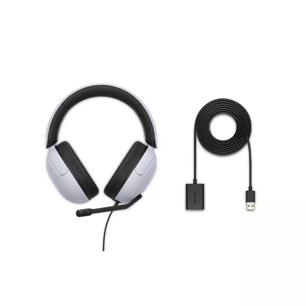 (Open Box Condition) Sony INZONE H3 MDR-G300 Wired Gaming Headset with 360 Spatial Sound (White) (6 Months Warranty)
