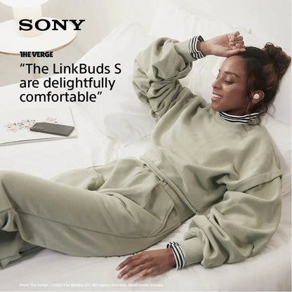 (Pre-Owned, Very Good) Sony LinkBuds S WF-LS900N Truly Wireless Noise Cancellation Earbuds Hi-Res Audio and  Multipoint and Crystal Clear Calling Ultralight Weight Battery 20Hrs IPX4 (Black) (45 Days Warranty)