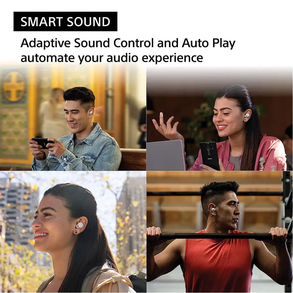 (Pre-Owned, Very Good) Sony LinkBuds S WF-LS900N Truly Wireless Noise Cancellation Earbuds Hi-Res Audio and  Multipoint and Crystal Clear Calling Ultralight Weight Battery 20Hrs IPX4 (Black) (45 Days Warranty)