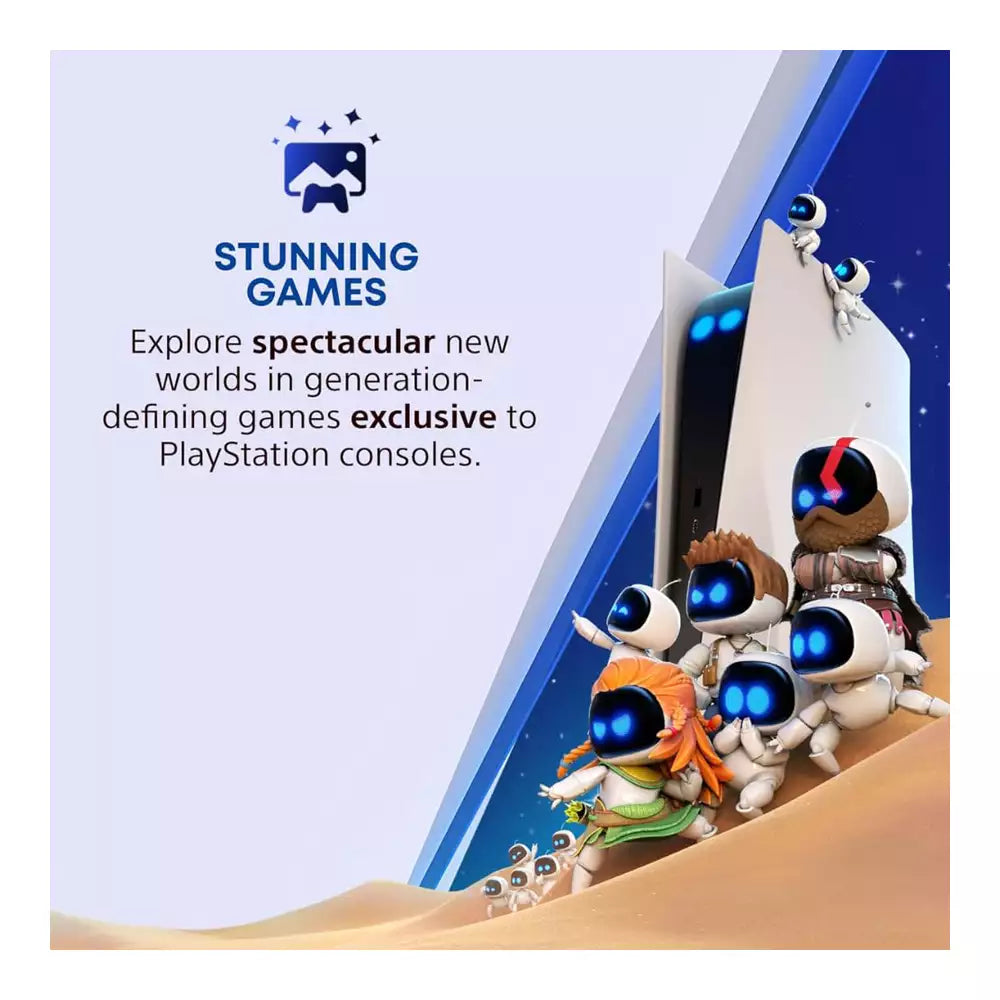 (Pre-Owned, Very Good) Sony PlayStation5 Gaming Console (PS5) (Slim) (1TB) (White) (With 2 Controllers) + Sony WF-XB700 TWS Earphones (90 Days Warranty)