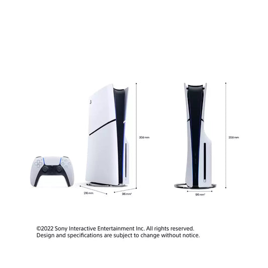 (Open Box) Sony PlayStation5 Gaming Console (PS5) (Slim) (1TB) (White) (Warranty Till Jan 2027)
