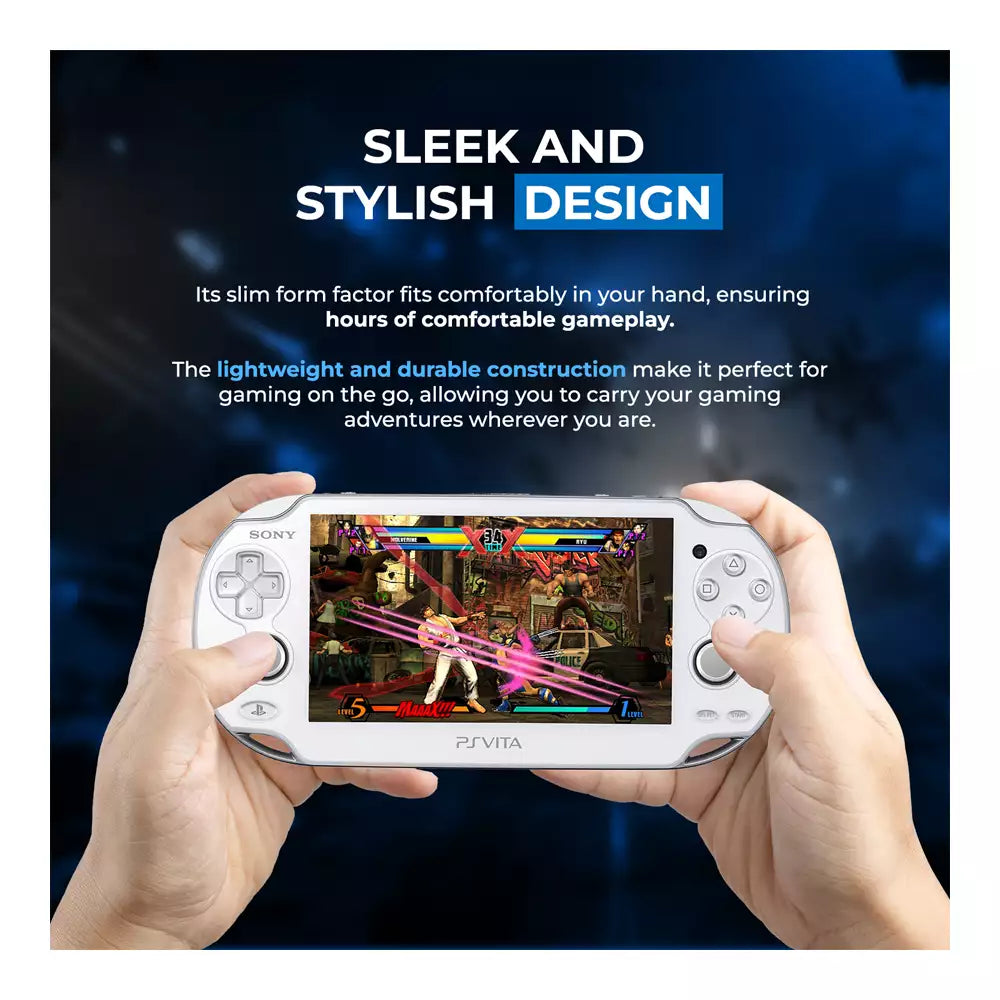 (Pre-Owned, Good) Sony PS Vita 1000 With 5" OLED Display, Rear Touch Pad, Motion Sensors (Black) + Bose IE Earphones (60 Days Warranty)