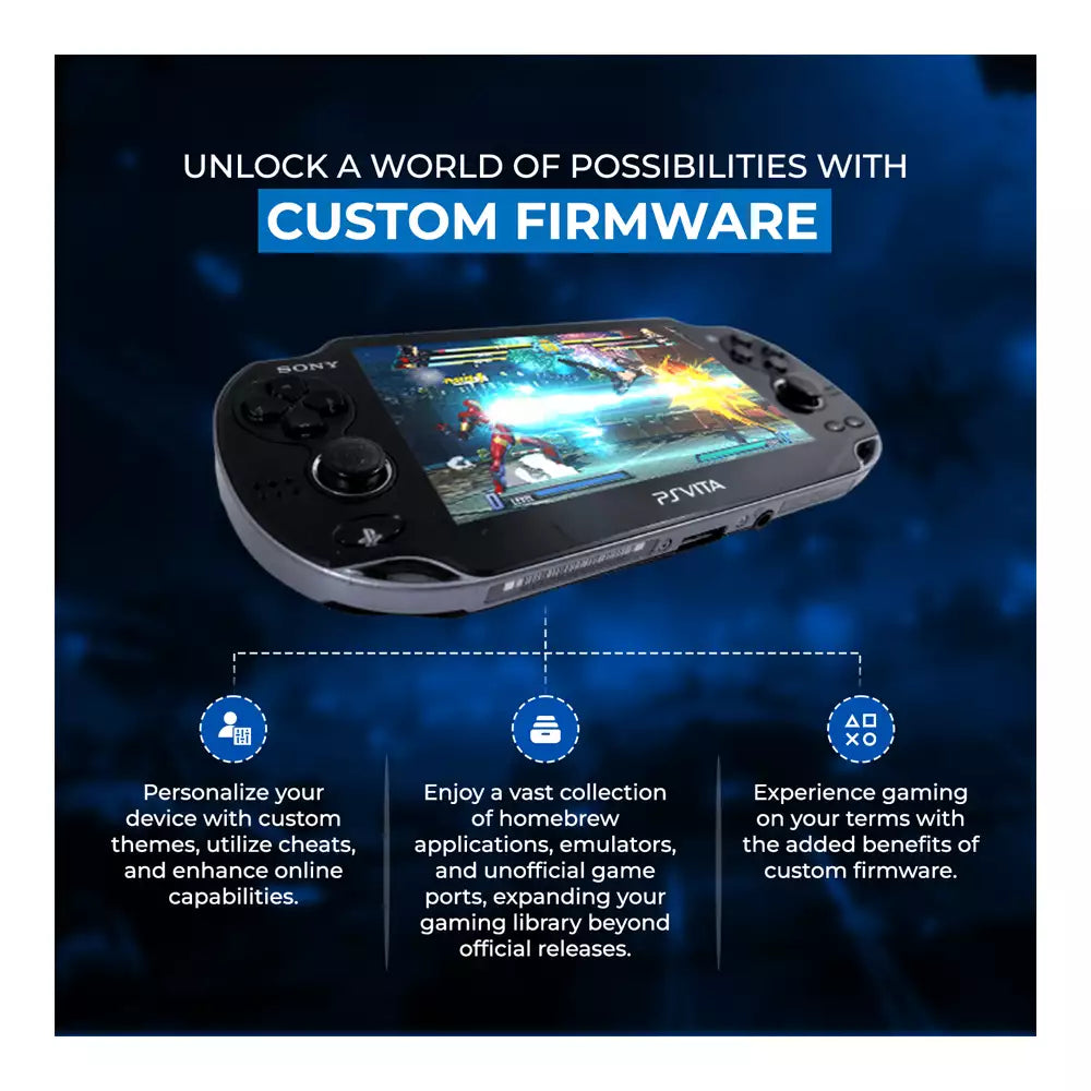 (Pre-Owned, Good) Sony PS Vita 1000 With 5" OLED Display, Rear Touch Pad, Motion Sensors (Black) + Bose IE Earphones (60 Days Warranty)