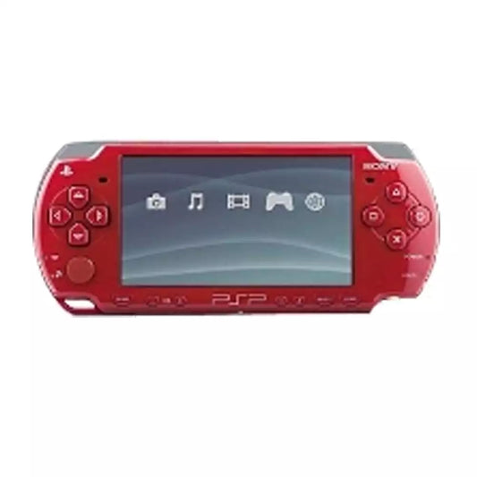 (Pre-Owned, Very Good) Sony PlayStation Portable (PSP) 2000 Series God Of War Edition (Red, 128GB Card) (With 70+ Games) (120 Days Warranty)