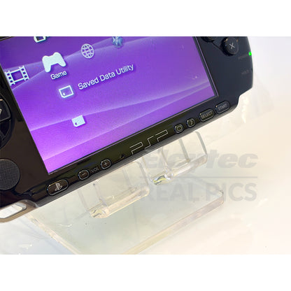 (Open Box Condition) Sony PlayStation Portable (PSP 3000) 3004 + 128GB Memory Card With 70+ Premium Games + 2 Battery Packs + Bose Earphones (Gold, Vivid Blue, White) (6 Months Warranty) (Special Edition)