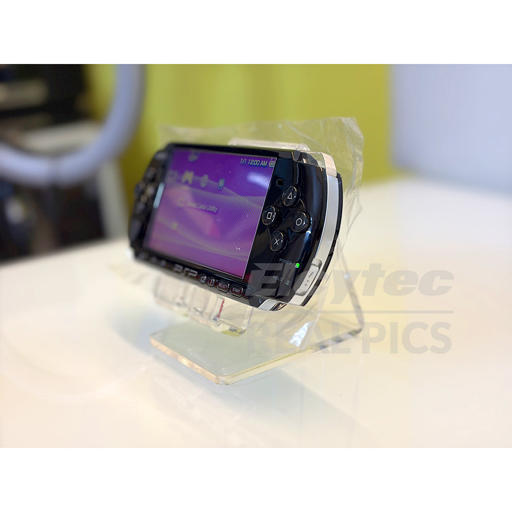 (Open Box Condition) Sony PlayStation Portable (PSP 3000) 3004 + 128GB Memory Card With 70+ Premium Games + 2 Battery Packs + Bose Earphones (Gold, Vivid Blue, White) (6 Months Warranty) (Special Edition)