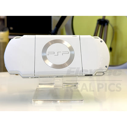 (Open Box Condition) Sony PlayStation Portable (PSP 3000) 3004 + 128GB Memory Card With 70+ Premium Games + 2 Battery Packs + Bose Earphones (Gold, Vivid Blue, White) (6 Months Warranty) (Special Edition)