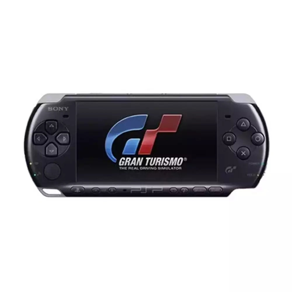 (Pre-Owned, Very Good) Sony PlayStation Portable (PSP) 3000 Series Gran Turismo Edition (Black, 128GB Card) (With 70+ Games) (120 Days Warranty) + Apple EarPods + 2 Battery Packs