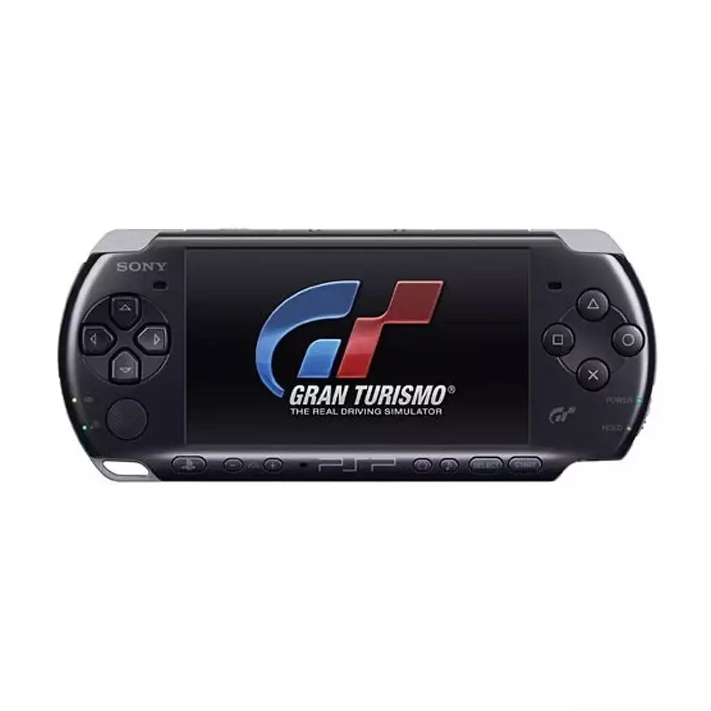 (Pre-Owned, Very Good) Sony PlayStation Portable (PSP) 3000 Series Gran Turismo Edition (Black, 128GB Card) (With 70+ Games) (120 Days Warranty) + Apple EarPods + 2 Battery Packs