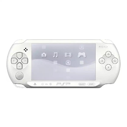 (Pre-Owned, Very Good) Sony PlayStation Portable PSP E1004 (E1000 PSP Street) Portable Gaming Console + 128GB Memory Card (With 70+ Games) (Black, White) + 2 UMDs + Samsung Earphones (120 Days Warranty)
