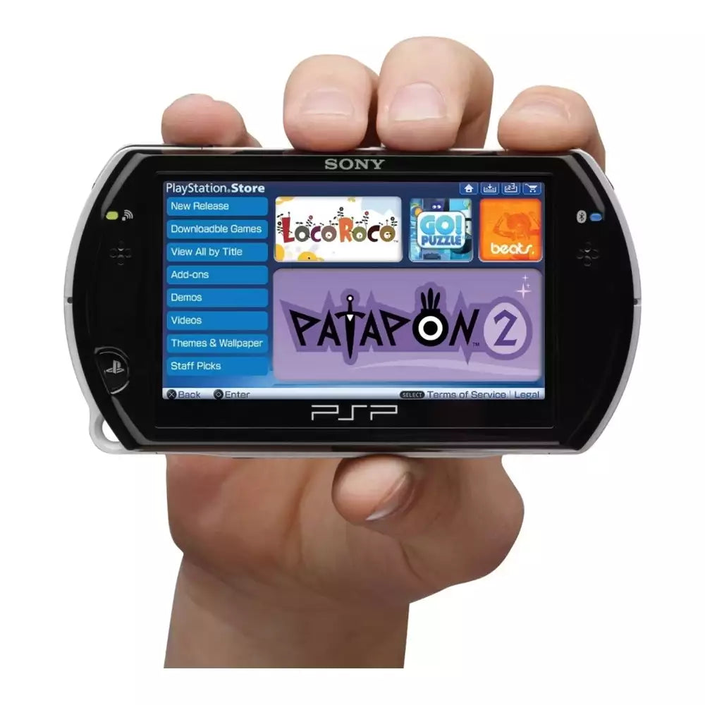 (Pre-Owned, Good) Sony PSP Go Portable Gaming Console 16GB + 15 Premium Games (White) + Bose Earphones (90 Days Warranty)