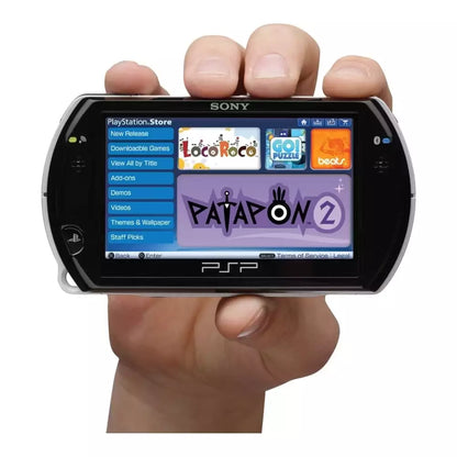 (Pre-Owned, Good) Sony PSP Go Portable Gaming Console 16GB + 15 Premium Games (White) + Bose Earphones (90 Days Warranty)