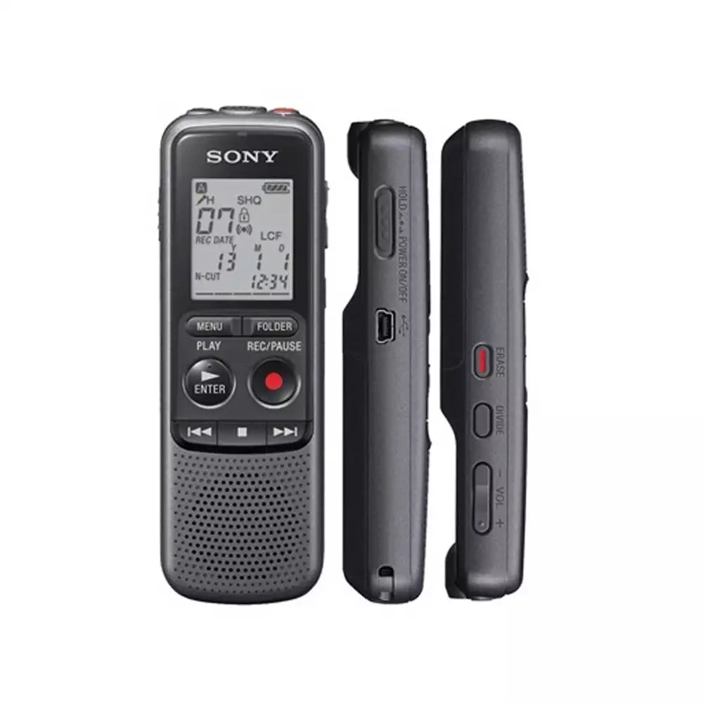 (Pre-Owned, Good) Sony ICD-PX240 Voice Recorder (4GB) (Gray) (60 Days Warranty)