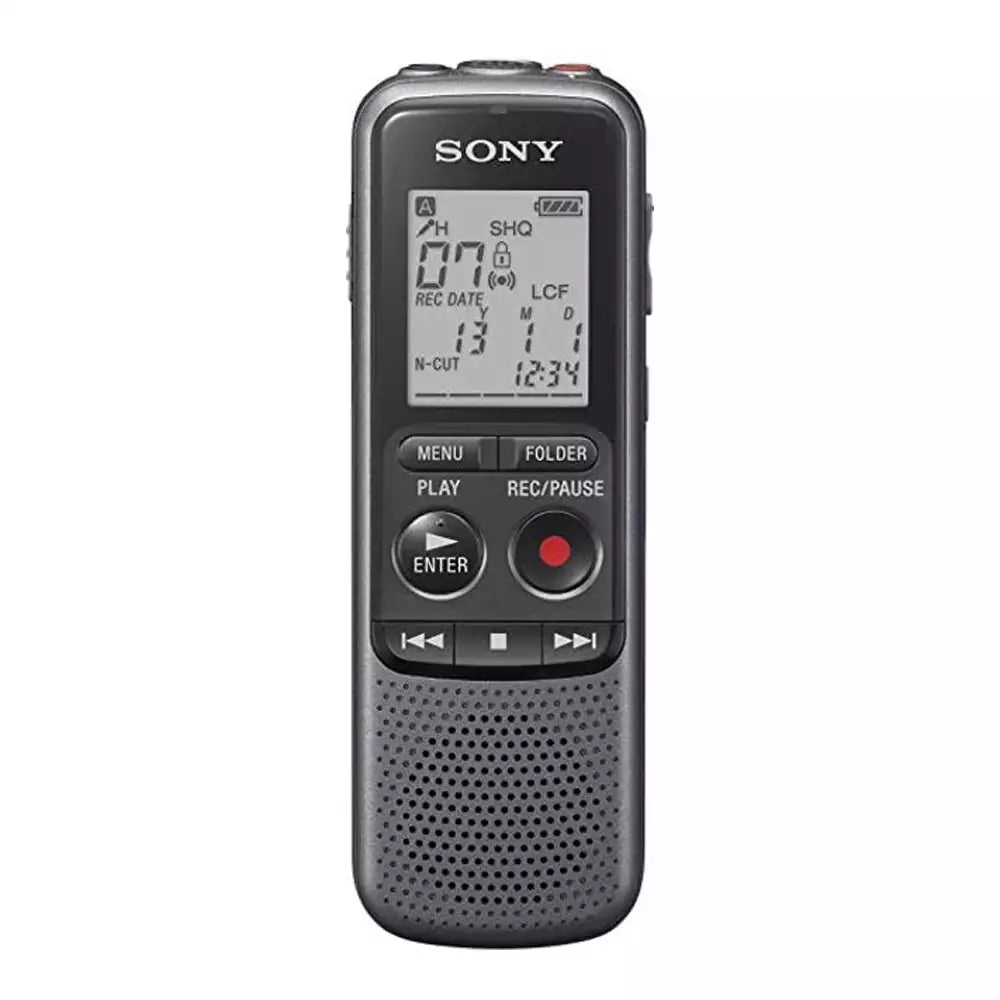 (Pre-Owned, Good) Sony ICD-PX240 Voice Recorder (4GB) (Gray) (60 Days Warranty)