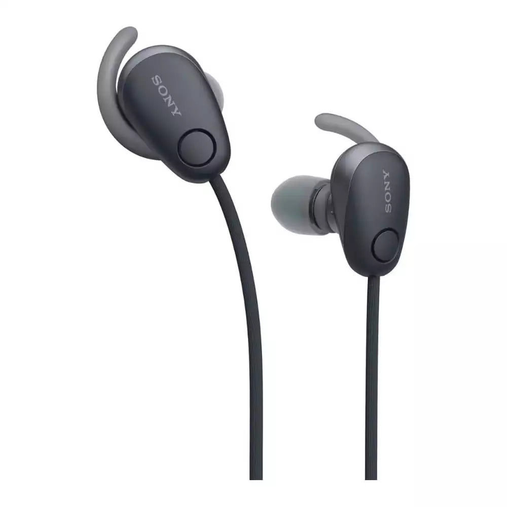 (Pre-Owned, Very Good) Sony SP600N Wireless Bluetooth Noise Canceling Sports In-Ear Headphones (Black) (60 Days Warranty)