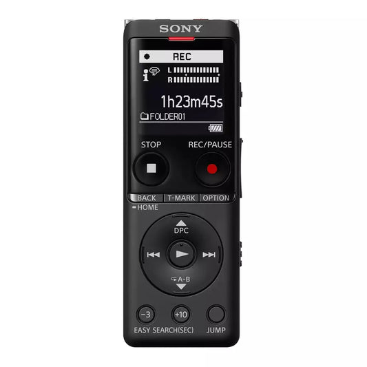 (Open Box) Sony ICD-UX470F Digital Voice Recorder (4GB) (Black) (6 Months Warranty)