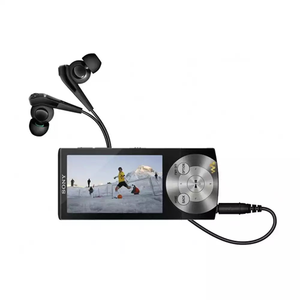 (Pre-Owned, Good) Sony Walkman NWZ-A844 Music and Video Player With 2.8" OLED Display (FM Radio) + Basic Bose In-Ear Earphones (Black) (60 Days Warranty)