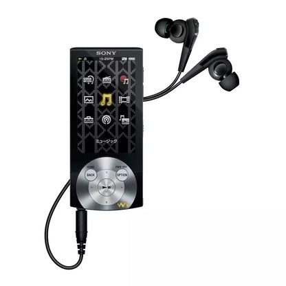 (Pre-Owned, Good) Sony Walkman NWZ-A844 Music and Video Player With 2.8" OLED Display (FM Radio) + Basic Bose In-Ear Earphones (Black) (60 Days Warranty)