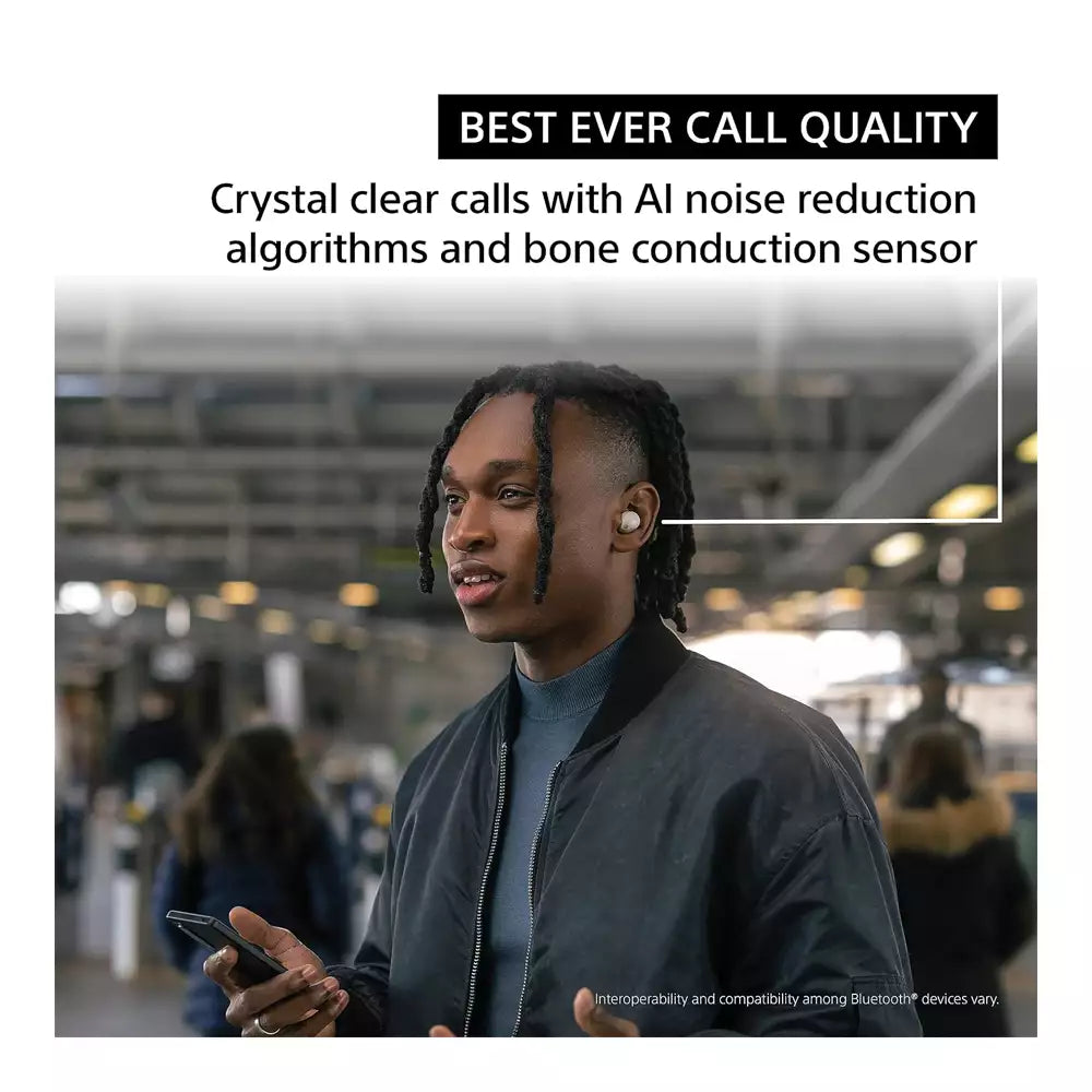 (Open Box) Sony WF-1000XM5 (XM5) Active Noise Cancelling Wireless Bluetooth (TWS) Earphones (Silver) (6 Months Warranty)