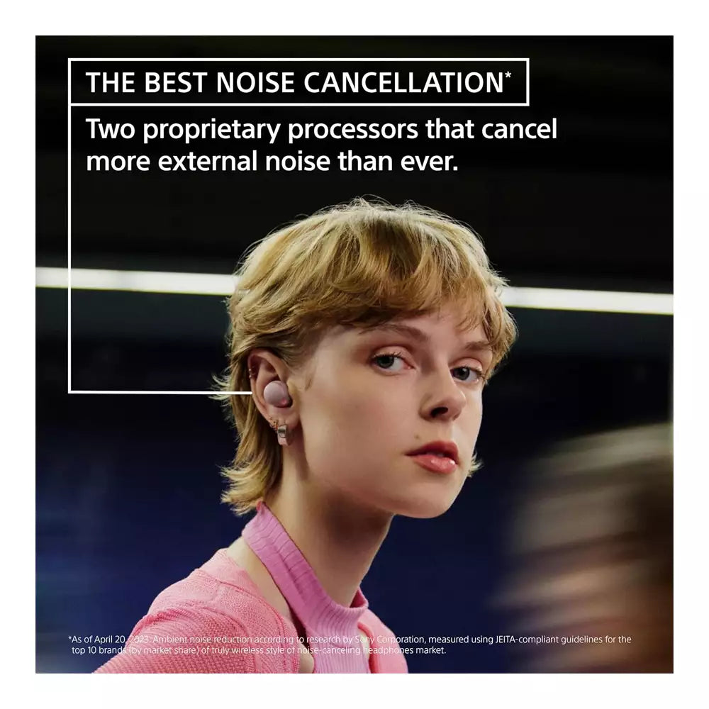 (Open Box) Sony WF-1000XM5 (XM5) Active Noise Cancelling Wireless Bluetooth (TWS) Earphones (Silver) (6 Months Warranty)