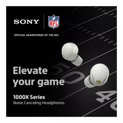 (Open Box) Sony WF-1000XM5 (XM5) Active Noise Cancelling Wireless Bluetooth (TWS) Earphones (Silver) (6 Months Warranty)