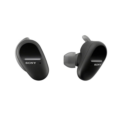 (Pre-Owned, Excellent) Sony WF-SP800N With 26 Hours Battery Life Active noise cancellation enabled Bluetooth Headset (Blue) (60 Days Warranty)