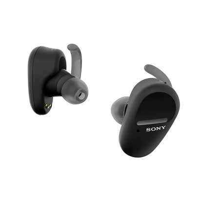 (Pre-Owned, Excellent) Sony WF-SP800N With 26 Hours Battery Life Active noise cancellation enabled Bluetooth Headset (Blue) (60 Days Warranty)