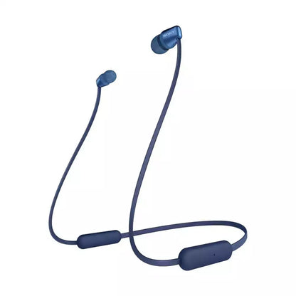 (Pre-Owned, Good) Sony WI-C300 Neckband Bluetooth Earphones (Black, Blue) (60 Days Warranty)