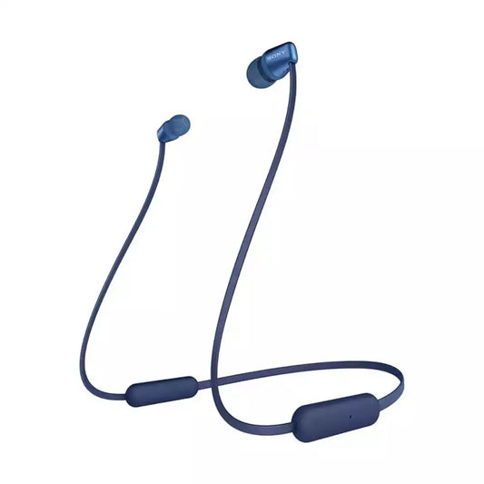 (Pre-Owned, Good) Sony WI-C300 Neckband Bluetooth Earphones (Black, Blue) (60 Days Warranty)