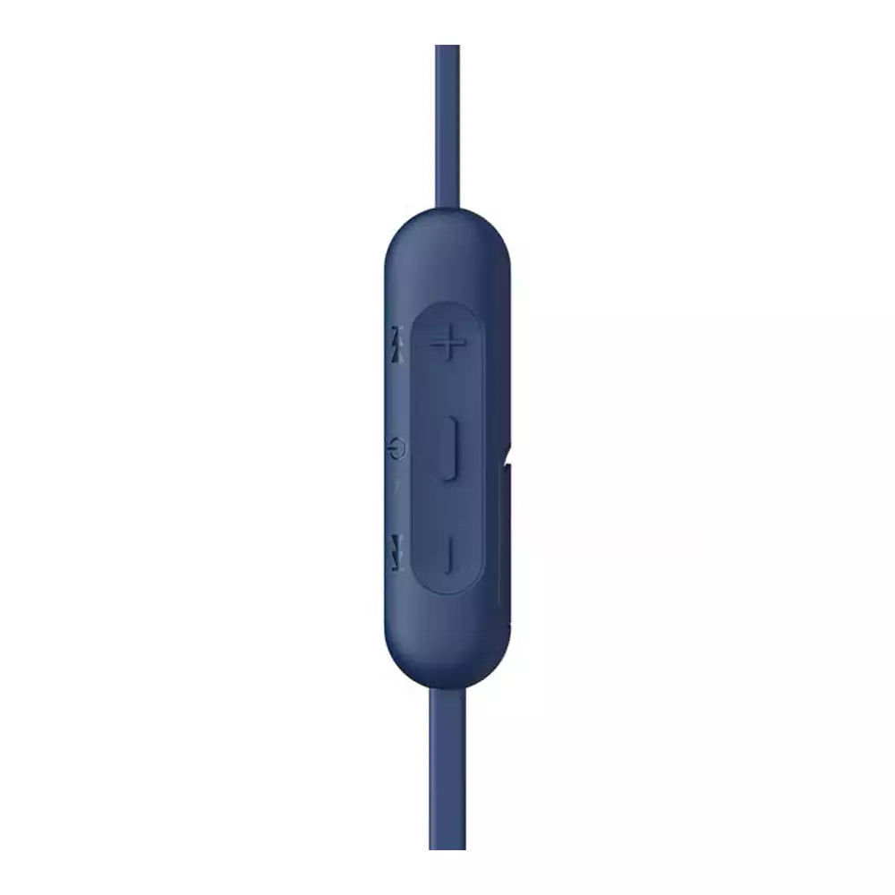 (Pre-Owned, Good) Sony WI-C300 Neckband Bluetooth Earphones (Black, Blue) (60 Days Warranty)