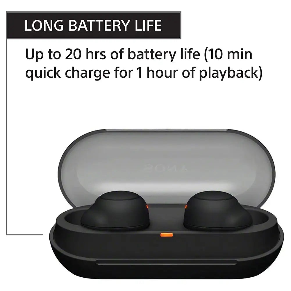 (Pre-Owned, Good) Sony WF-C500 Truly Wireless Bluetooth Earbuds with 20Hrs Battery, True Wireless Earbuds with Mic for Phone Calls, Quick Charge, Fast Pair, 360 Reality Audio, DSEE, App Support (White, Green, Pink) (60 Days Warranty)