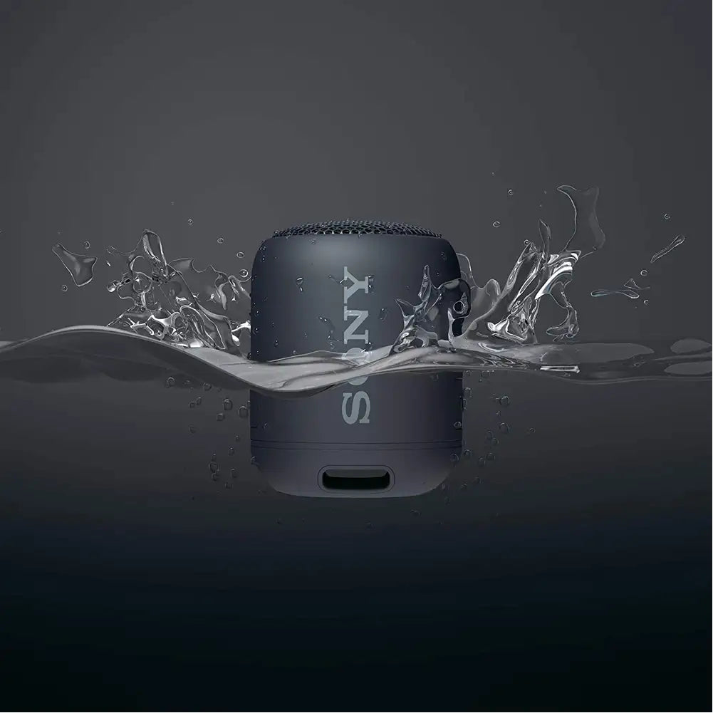 (Pre-Owned, Very Good) Sony SRS-XB12 Wireless Extra Bass Bluetooth Speaker with, Waterproof, Dustproof, Rustproof, Speaker wih Mic, Loud Audio for Phone Calls (Black) (60 Days Warranty)