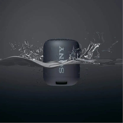 (Pre-Owned, Very Good) Sony SRS-XB12 Wireless Extra Bass Bluetooth Speaker with, Waterproof, Dustproof, Rustproof, Speaker wih Mic, Loud Audio for Phone Calls (Black) (60 Days Warranty)