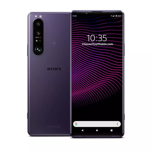 (Pre-Owned, Very Good) Sony Xperia 1 III/ Mark 3 Android Smartphone with 6.5" 120Hz 21:9 OLED HDR Display, 3.5mm Audio Jack, Pro-Camera, IP68, (12GB, 256GB) (Dark Purple) (90 Days Warranty) (Works with Airtel and Vi)