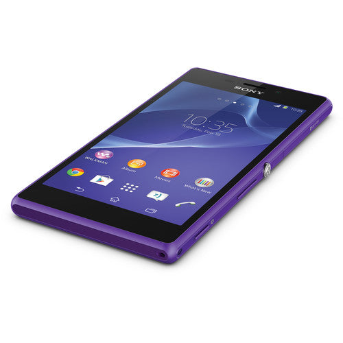 (Pre-Owned, Very Good) Sony Xperia M2 (Purple) (With Retail Box) (60 Days Warranty)