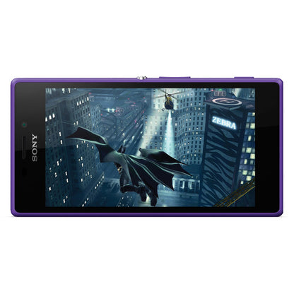 (Pre-Owned, Very Good) Sony Xperia M2 (Purple) (With Retail Box) (60 Days Warranty)