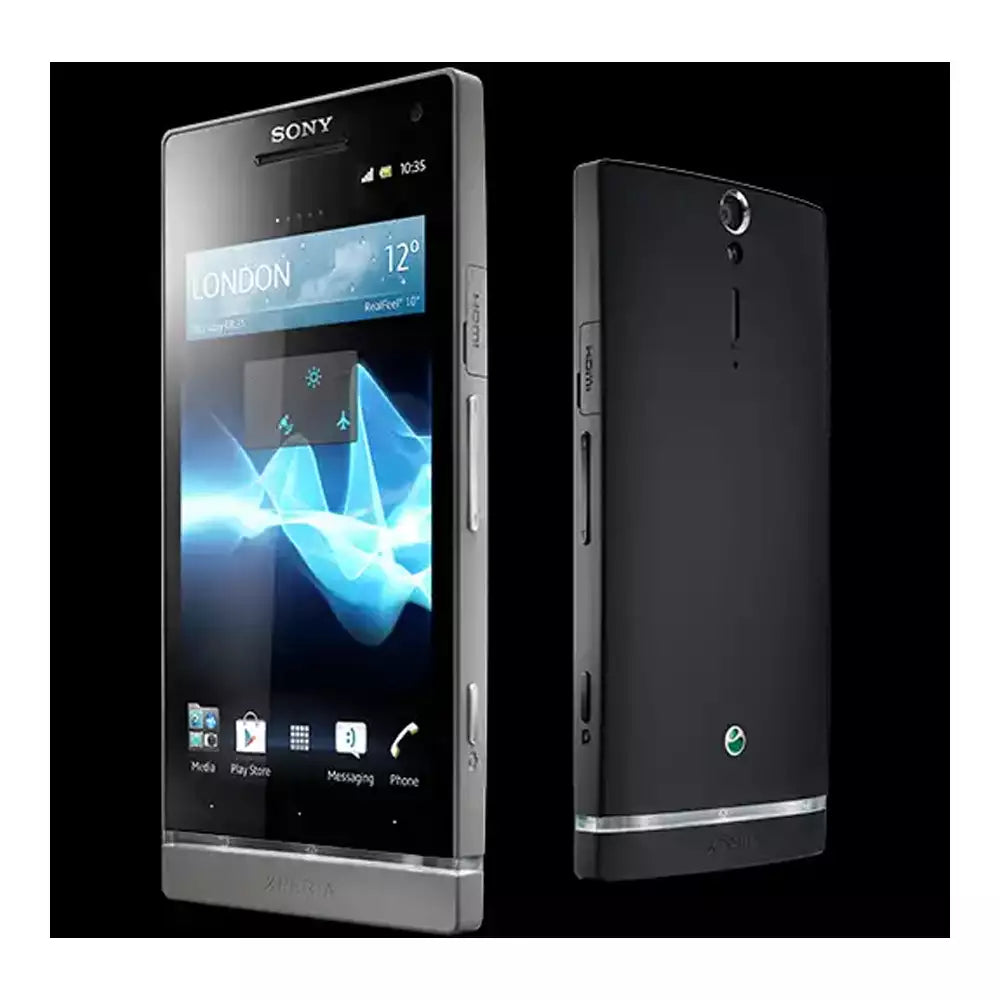 (Pre-Owned, Good) Sony Xperia SL Premium Android Smartphone With 12MP Camera, High-Res Display, Lightbar (32GB) (Black) (60 Days Warranty)