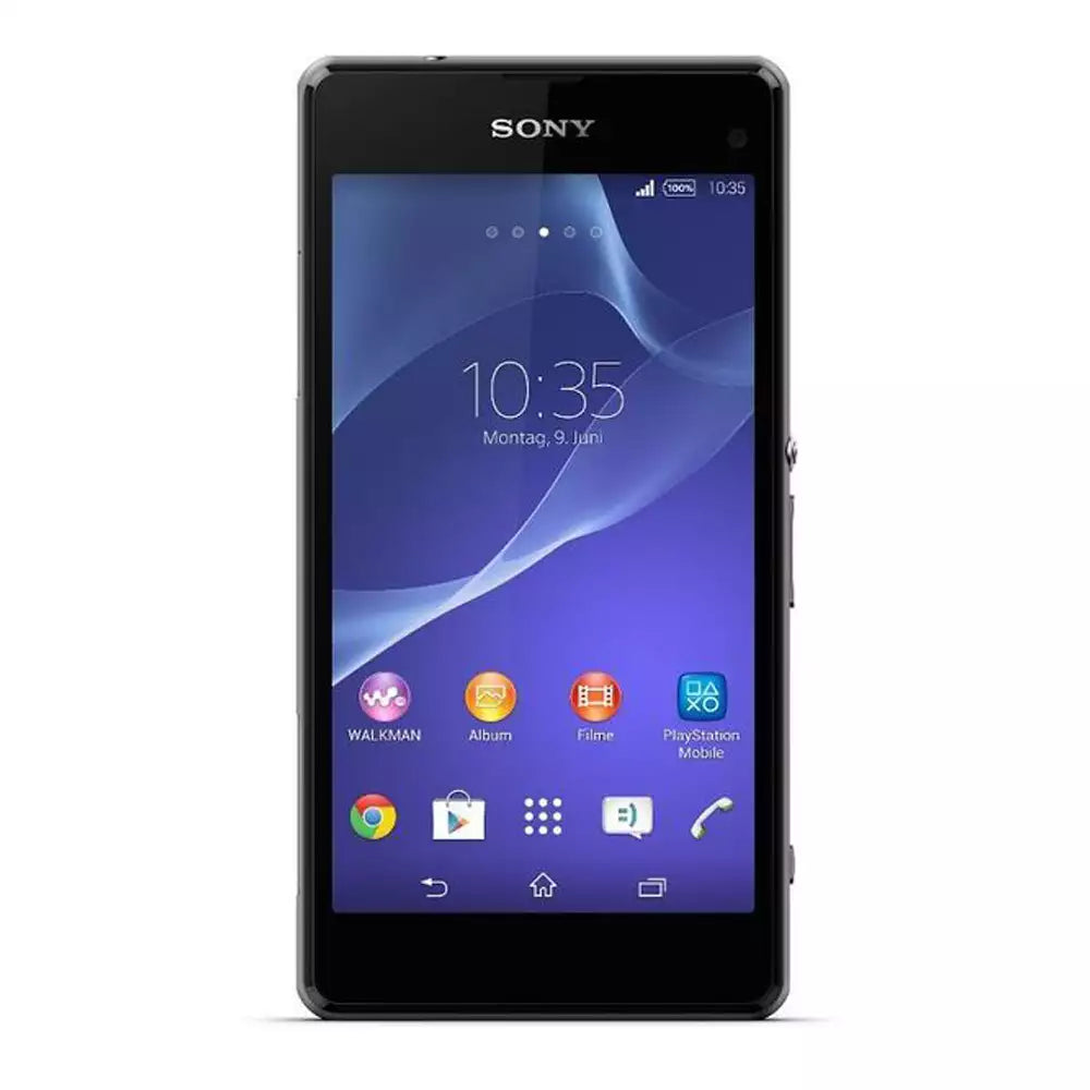 (Pre-Owned, Good) Sony Xperia Z1 Compact, Android Smartphone With Compact Design and 20.7MP Camera (Black) (120 Days Warranty)