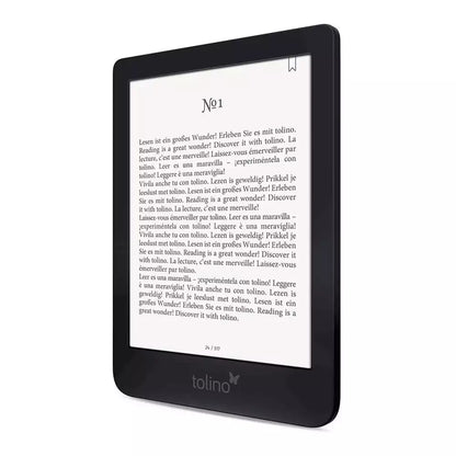 (Pre-Owned, Very Good) Tolino Shine Gen 3 eBook Reader, Android Based (E Ink Carta) (8GB) (Black) (90 Days Warranty)