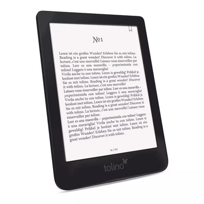 (Pre-Owned, Very Good) Tolino Shine Gen 3 eBook Reader, Android Based (E Ink Carta) (8GB) (Black) (90 Days Warranty)