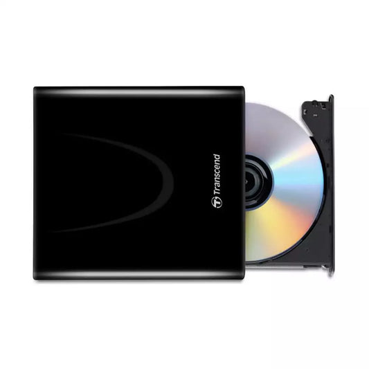 (Open Box Condition) Transcend TS8XDVDRW1 External DVD Drive (Slim USB DVD Writer) (60 Days Warranty)