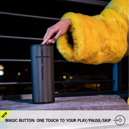 (Pre-Owned, Very Good) Ultimate Ears, Boom 3 Wireless Bluetooth Speaker, Bold Sound + Deep Bass, Bluetooth, Magic Button, Waterproof, 15-Hour Battery, Range of 150 ft, (Blue) (60 Days Warranty)