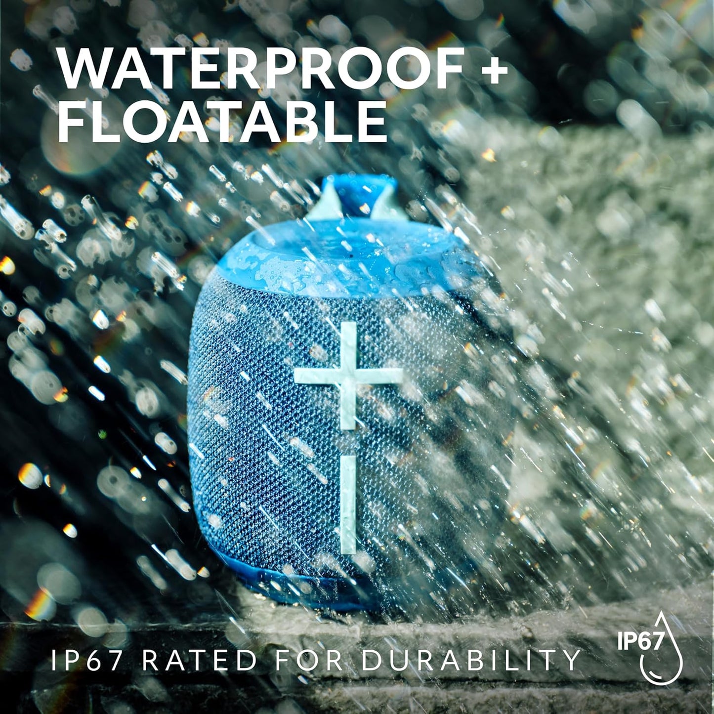 (Open Box) Ultimate Ears WONDERBOOM 4 Portable Waterproof Bluetooth Speaker with 360-Degree Sound (Blue) (6 Months Warranty)