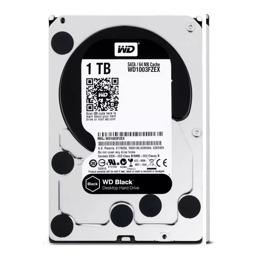(Open Box Condition) Western Digital (WD) Black 1TB Internal HDD For High Performance Requirements (For Desktops) (12 Months Warranty)