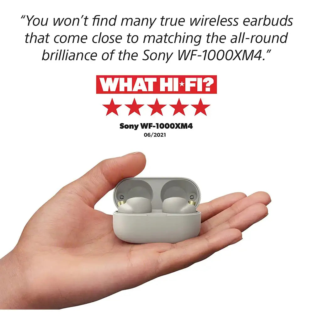 (Pre-Owned, Very Good) Sony WF-1000XM4 Industry Leading Active Noise Cancellation (ANC) True Wireless (TWS) Bluetooth 5.2 Earbuds with 32hr Battery Life, Alexa Voice Control, mic for Phone Calls Suitable for Workout (Black)  (60 Days Warranty)
