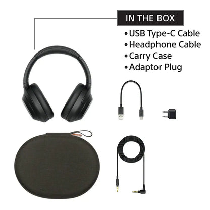 (Pre-Owned, Fair) Sony WH-1000XM4 Industry Leading Wireless Noise Cancelling Headphones, Bluetooth Headset with Mic for Phone Calls, 30 Hours Battery Life, Quick Charge, Touch Control (Black) (60 Days Warranty) (Heavy Scratches On Headband)