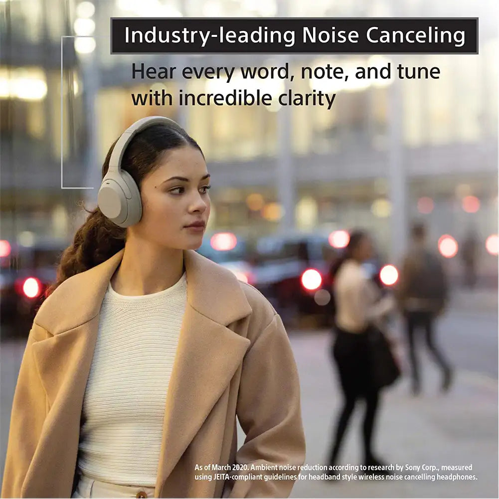 (Pre-Owned, Good) Sony WH-1000XM4 Industry Leading Wireless Noise Cancelling Headphones, Bluetooth Headset with Mic for Phone Calls, 30 Hours Battery Life, Quick Charge, Touch Control (Silver) (60 Days Warranty)