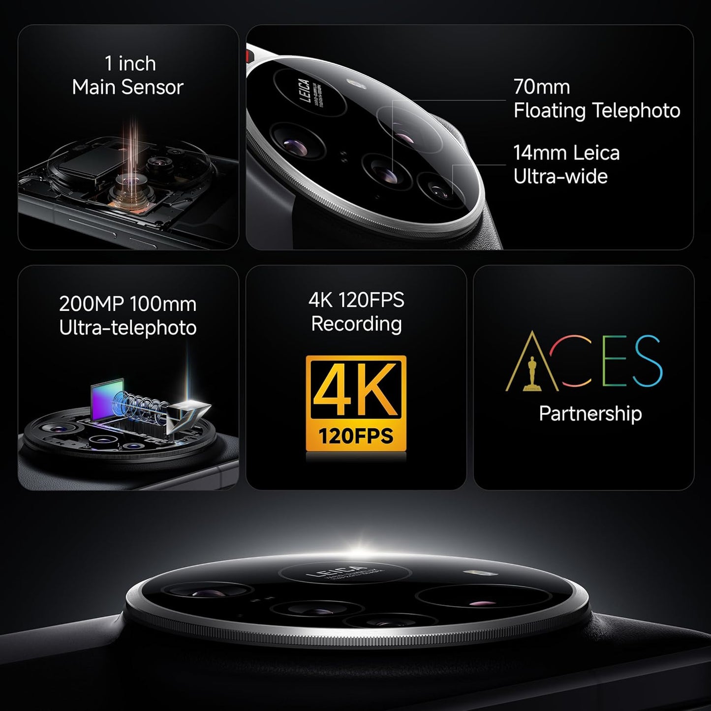 (Pre-Owned, Excellent) Xiaomi 15 Ultra With 1.0" Type 50 MP Camera, 200MP Telephoto Camera (16GB, 512GB) (Black and Silver) (90 Days Warranty)