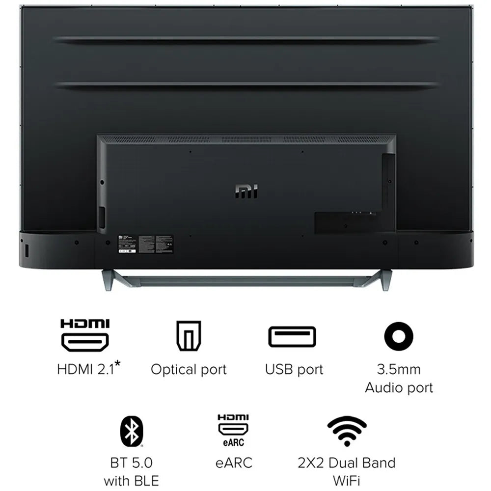 (Pre-Owned, Excellent) Mi Q1 (75 inch, 190cm) QLED 4K Ultra HD Android TV With Full Array Local Dimming (Gray) (120 Days Warranty) (Available in Delhi Only!) (With Table Stand)