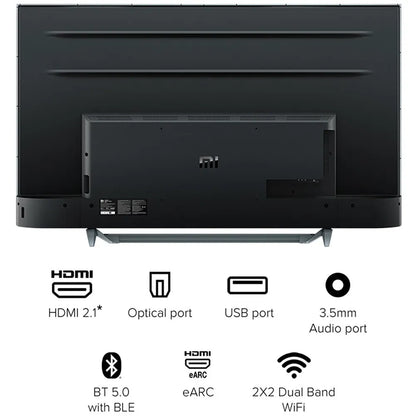 (Pre-Owned, Excellent) Mi Q1 (75 inch, 190cm) QLED 4K Ultra HD Android TV With Full Array Local Dimming (Gray) (120 Days Warranty) (Available in Delhi Only!) (With Table Stand)